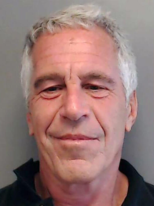 Jeffrey Epstein mug shot